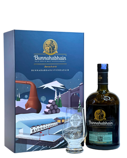 Bunnahabhain Stiuireadair Giftpack - Premium Single Malt from Bunnahabhain - Shop now at Whiskery