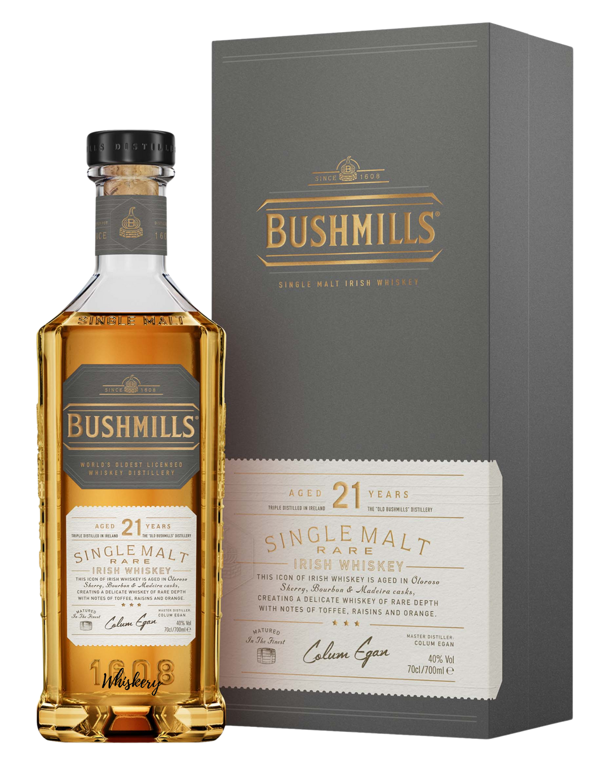 Bushmills 21 Year Old Single Malt Irish Whiskey