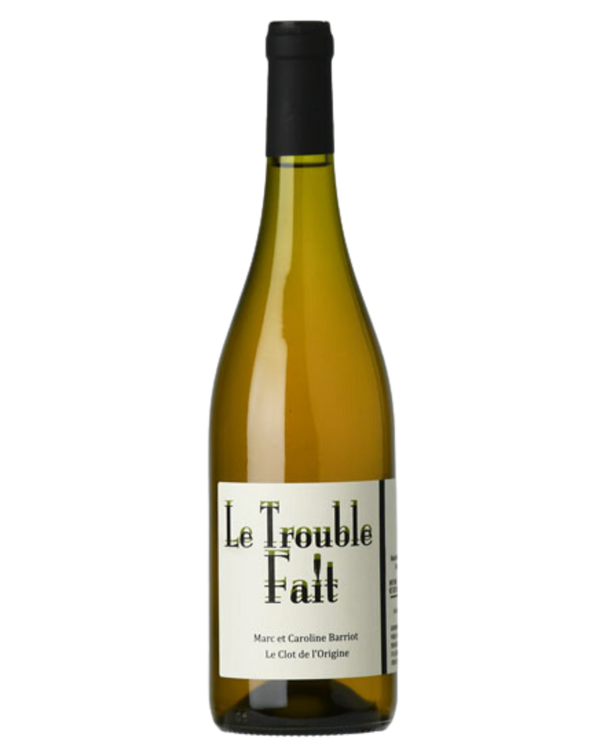 CLOT DE L’ORIGINE Le Trouble Fait blanc, 2020