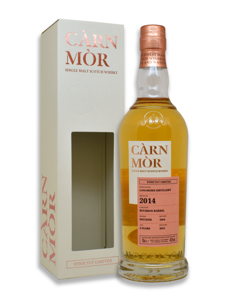 Càrn Mòr Strictly Limited Longmorn 2014 6 Year Old First Fill Bourbon - Premium Independent Bottle from Carn Mor - Shop now at Whiskery