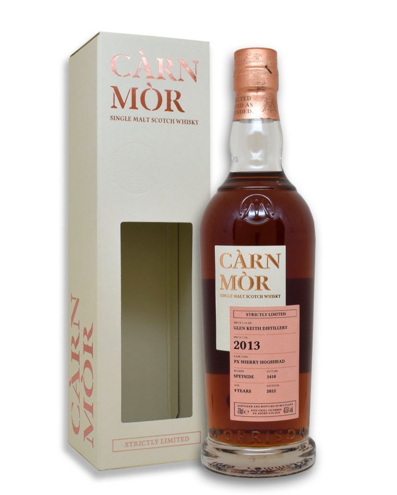Càrn Mòr Strictly Limited Glen Keith 2013 9 Year Old PX Sherry