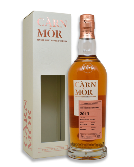 Càrn Mòr Strictly Limited Glen Moray 2013 8 Year Old EU Virgin Oak - Premium Single Malt from Carn Mor - Shop now at Whiskery