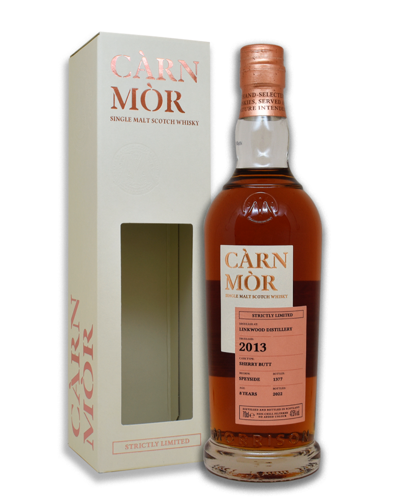Càrn Mòr Strictly Limited Linkwood 2013 8 Year Old Sherry Butt - Premium Independent Bottle from Carn Mor - Shop now at Whiskery