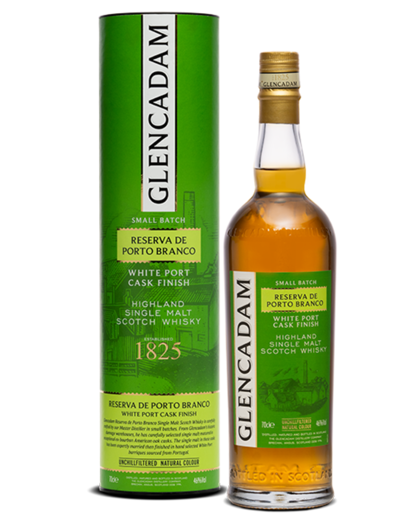 Glencadam Reserva de Porto Branco White Port Cask Finish - Premium Single Malt Whisky from Glencadam - Shop now at Whiskery