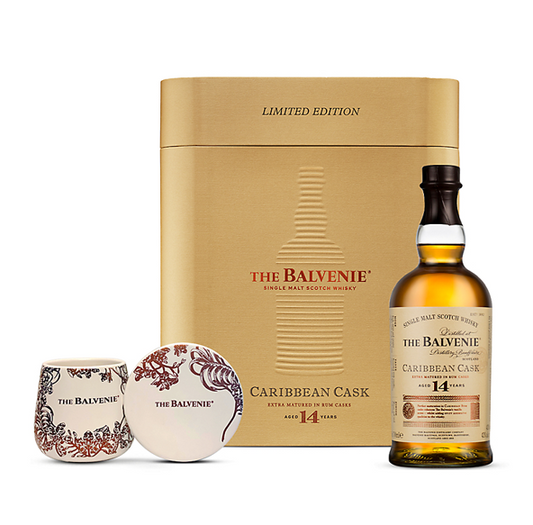 The Balvenie 14 Year Old Caribbean Cask Giftpack - Premium Single Malt from The Balvenie - Shop now at Whiskery