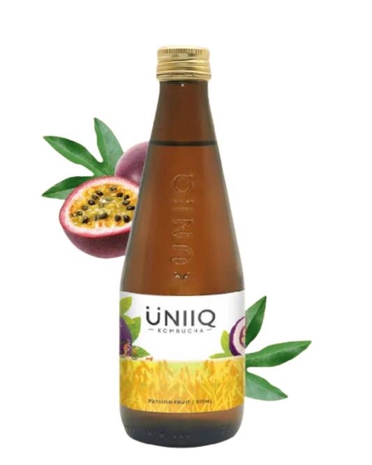 Uniiq Passion Fruit Kombucha 4x315ml - Premium Premium Mixer from Uniiq - Shop now at Whiskery