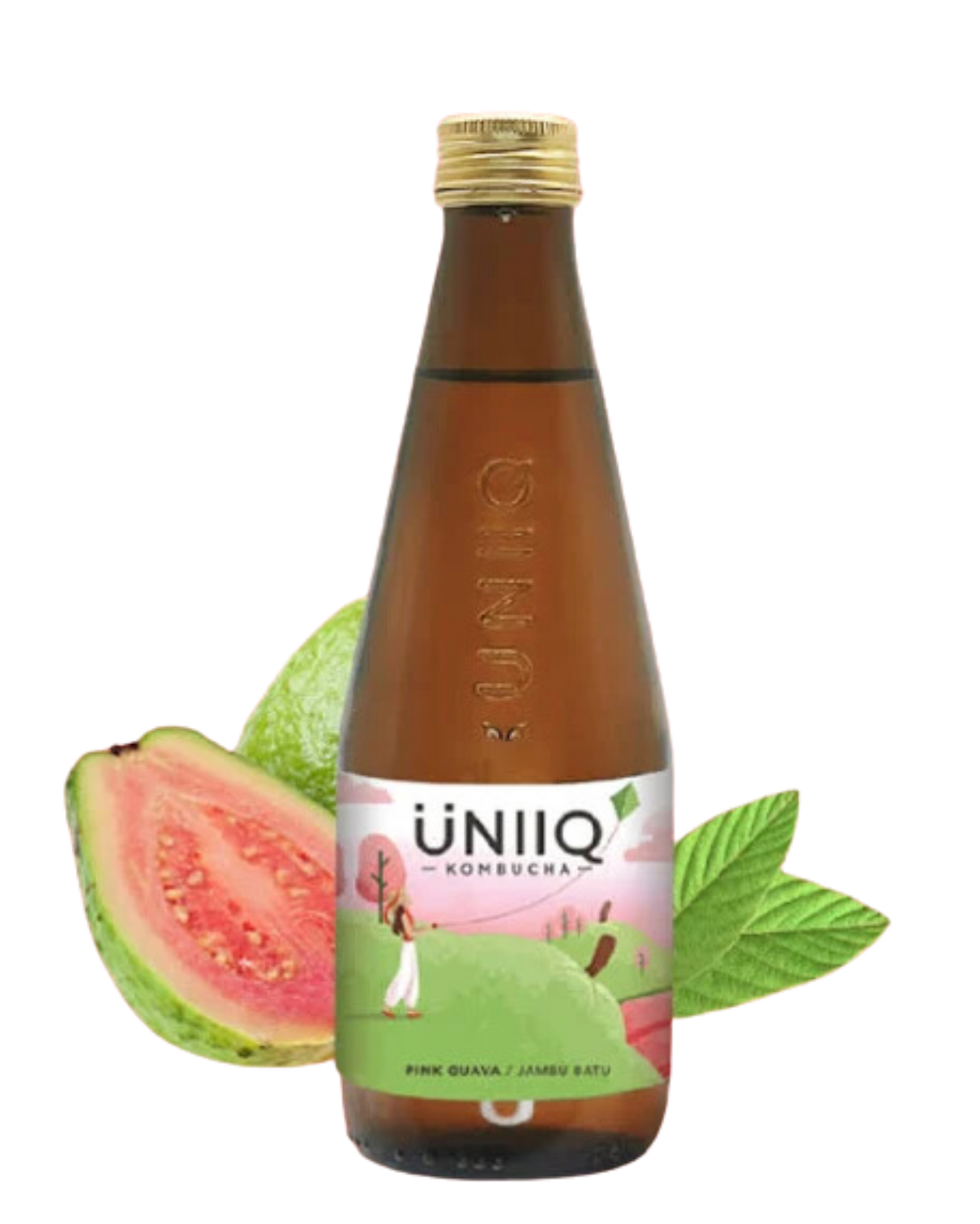 Uniiq Pink Guava Kombucha 4x315ml - Premium Premium Mixer from Uniiq - Shop now at Whiskery