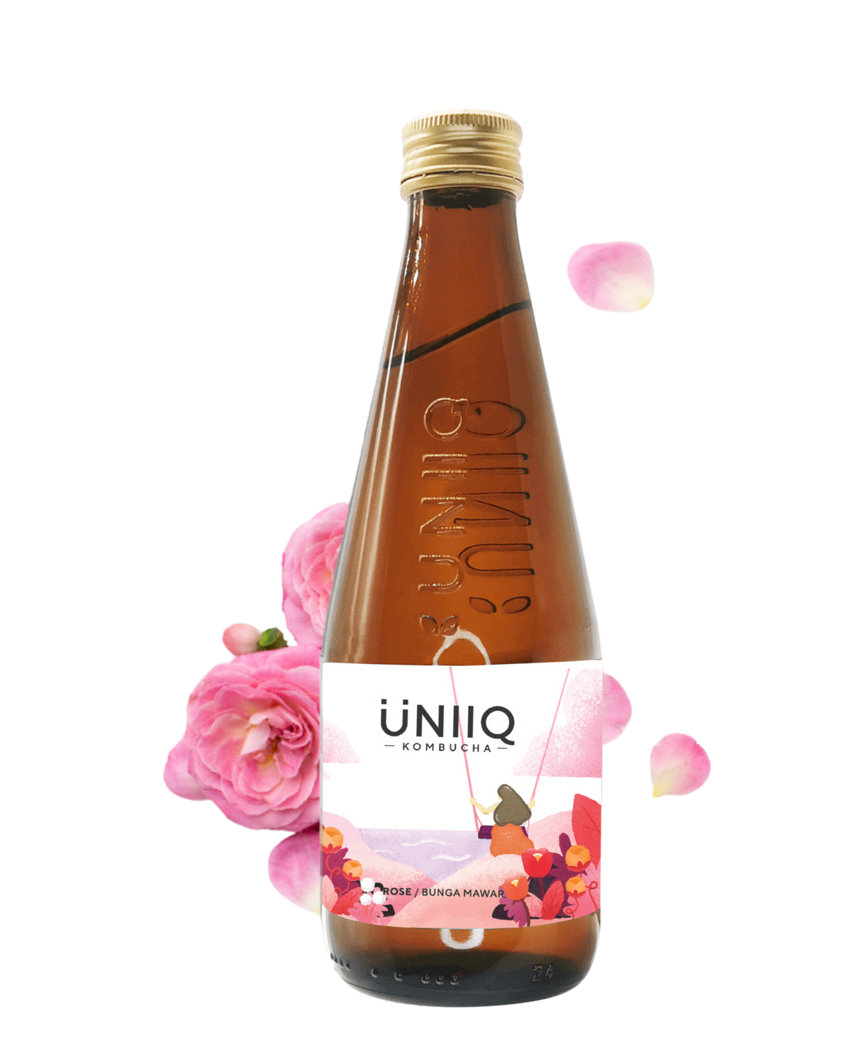 Uniiq Rose Kombucha 4x315ml