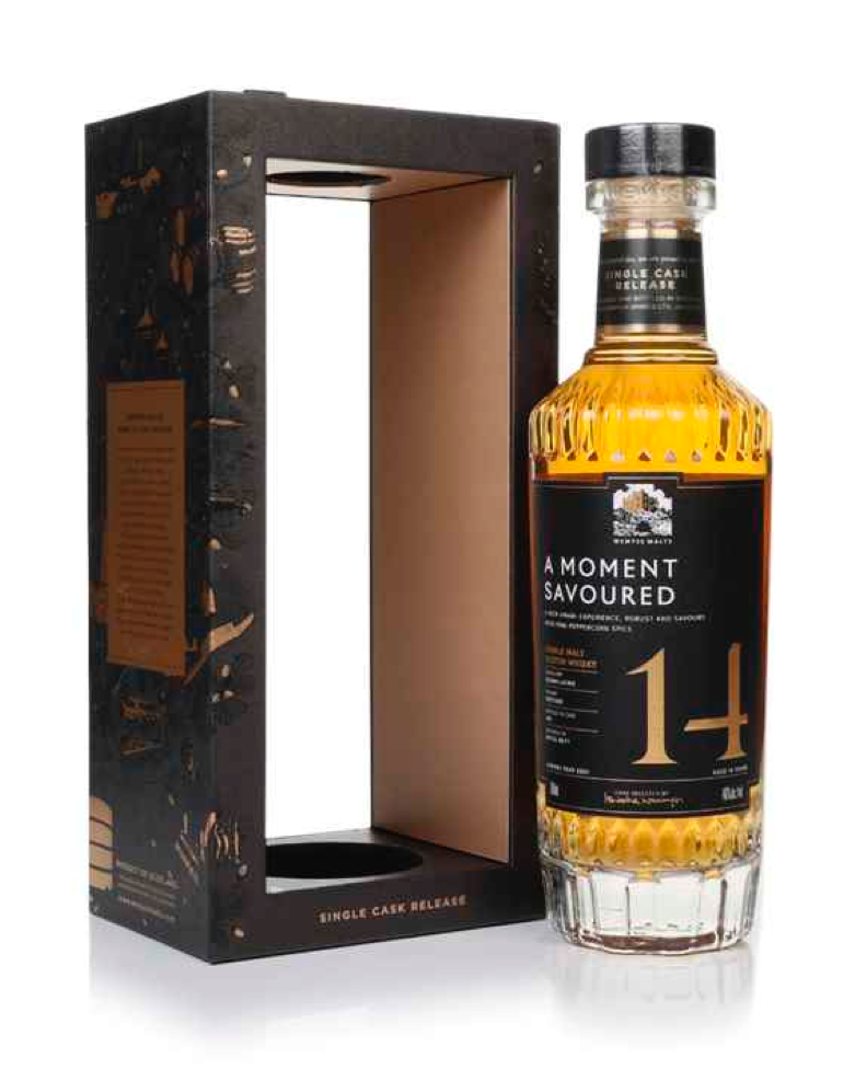 Wemyss Single Cask Release Glenallachie 2007, 14 Year Old, A Moment Savoured - Premium Independent Bottle from Wemyss - Shop now at Whiskery