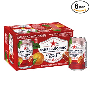 San Pellegrino Aranciata Rossa (Blood Orange) 24x330ml - Premium Premium Mixer from San Pellegrino - Shop now at Whiskery