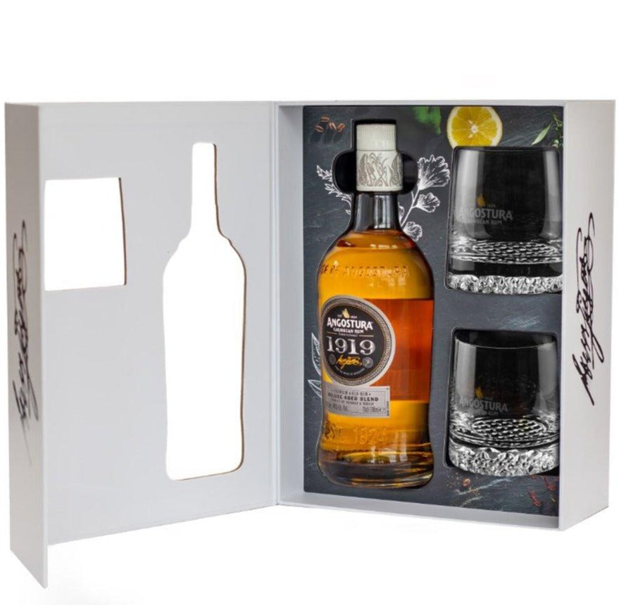 Angostura 1919, 8 Year Old Gift Set - Premium Giftpack from Angostura - Shop now at Whiskery
