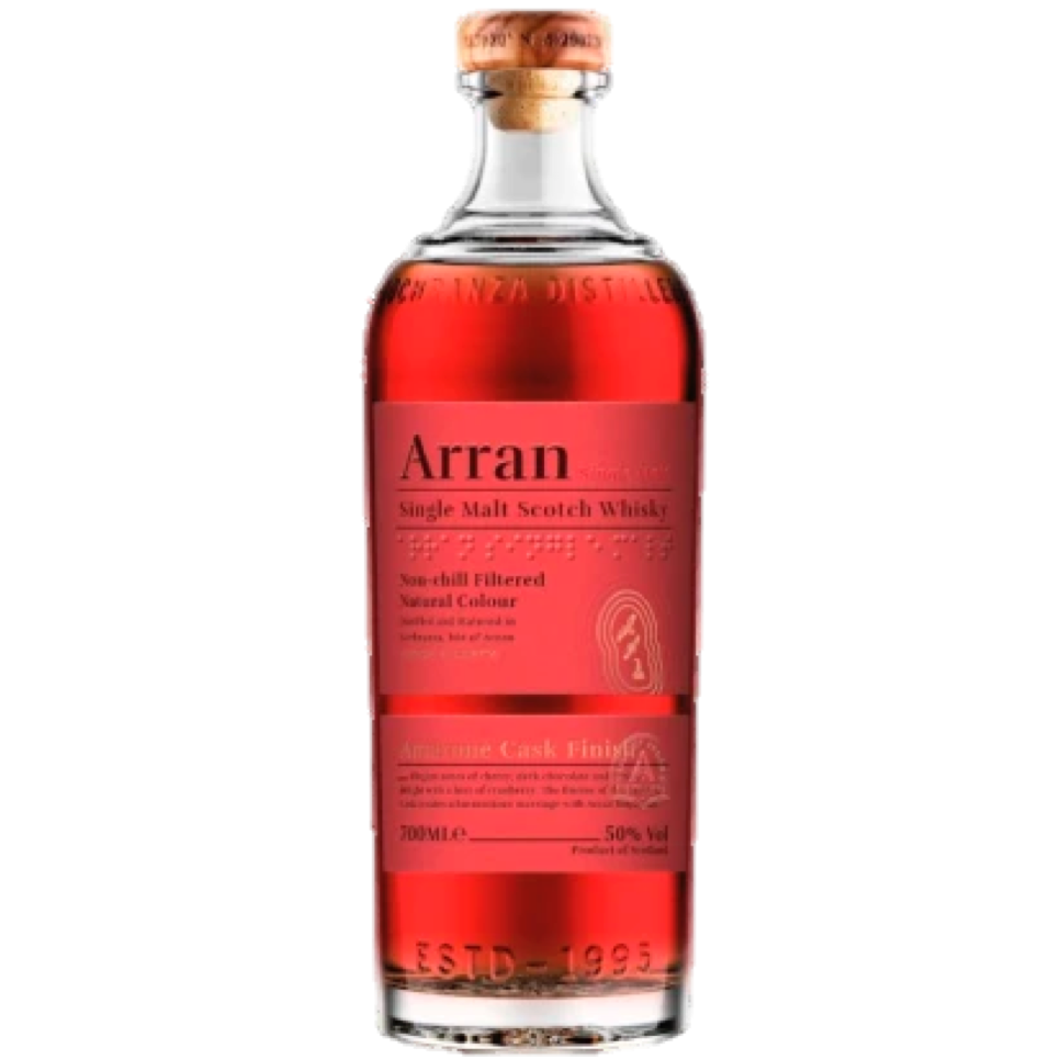 Arran Amarone Cask Finish - Premium Single Malt from Arran - Shop now at Whiskery