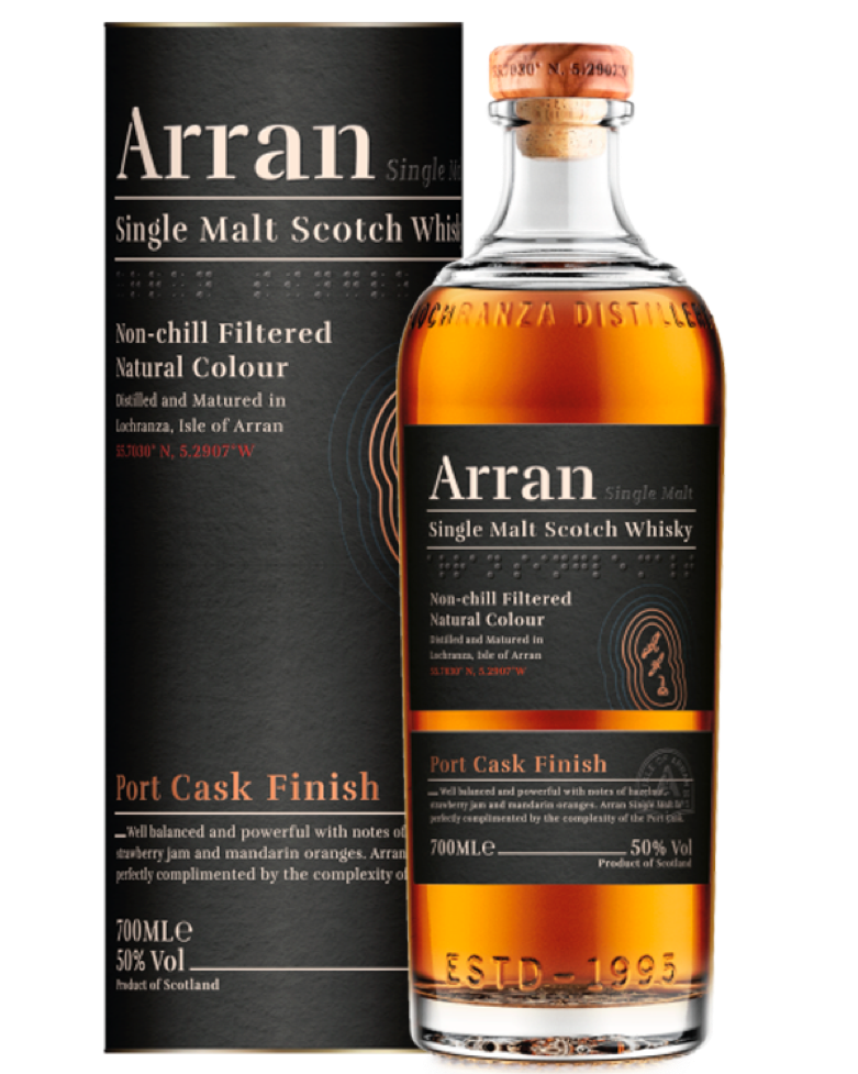 Arran Port Cask Finish - Premium Single Malt Whisky from Arran - Shop now at Whiskery