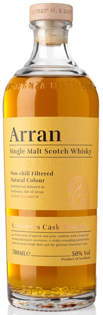 Arran Sauternes Cask Finish - Premium Single Malt Whisky from Arran - Shop now at Whiskery