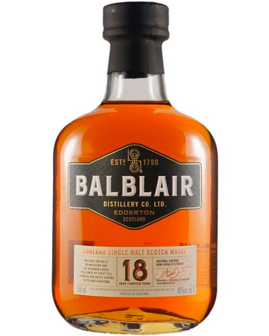 Balblair 18 Year Old - Premium Single Malt from Balblair - Shop now at Whiskery
