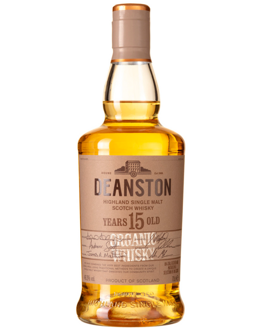Deanston 15 Year Old Organic - Premium Single Malt from Deanston - Shop now at Whiskery
