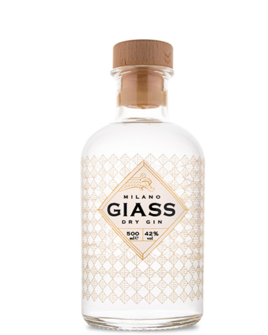 Giass Milano Dry Gin 500ml - Premium Gin from Giass - Shop now at Whiskery