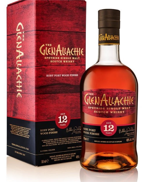 GlenAllachie 12 Year Old Ruby Port - Premium Single Malt Whisky from GlenAllachie - Shop now at Whiskery