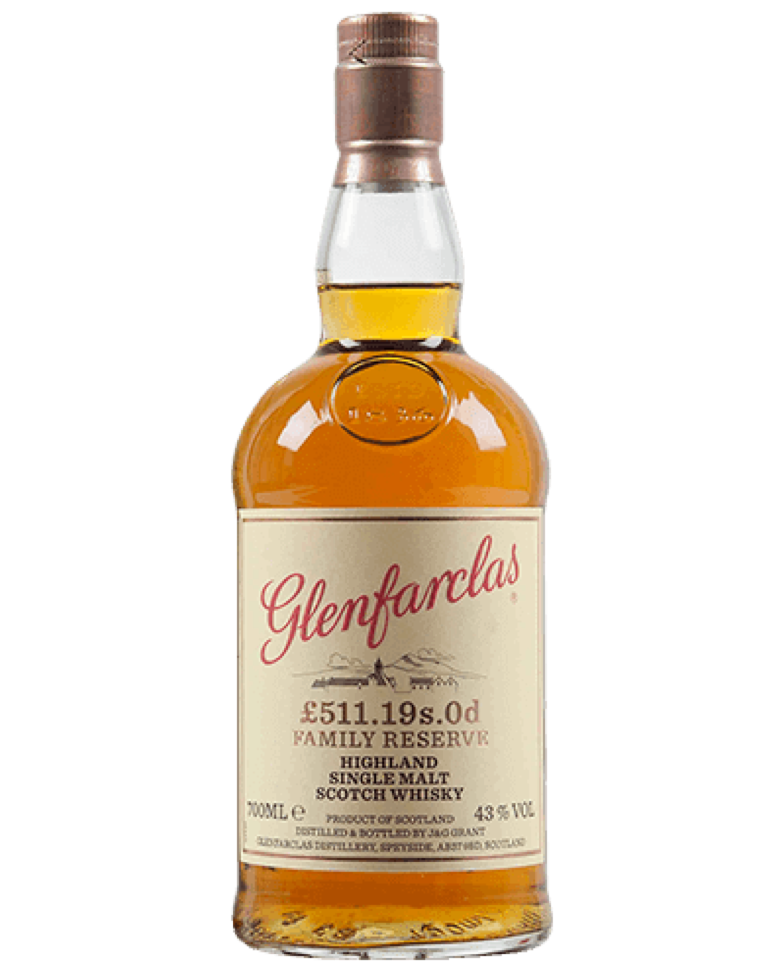 Glenfarclas £511.19s.0d Family Reserve