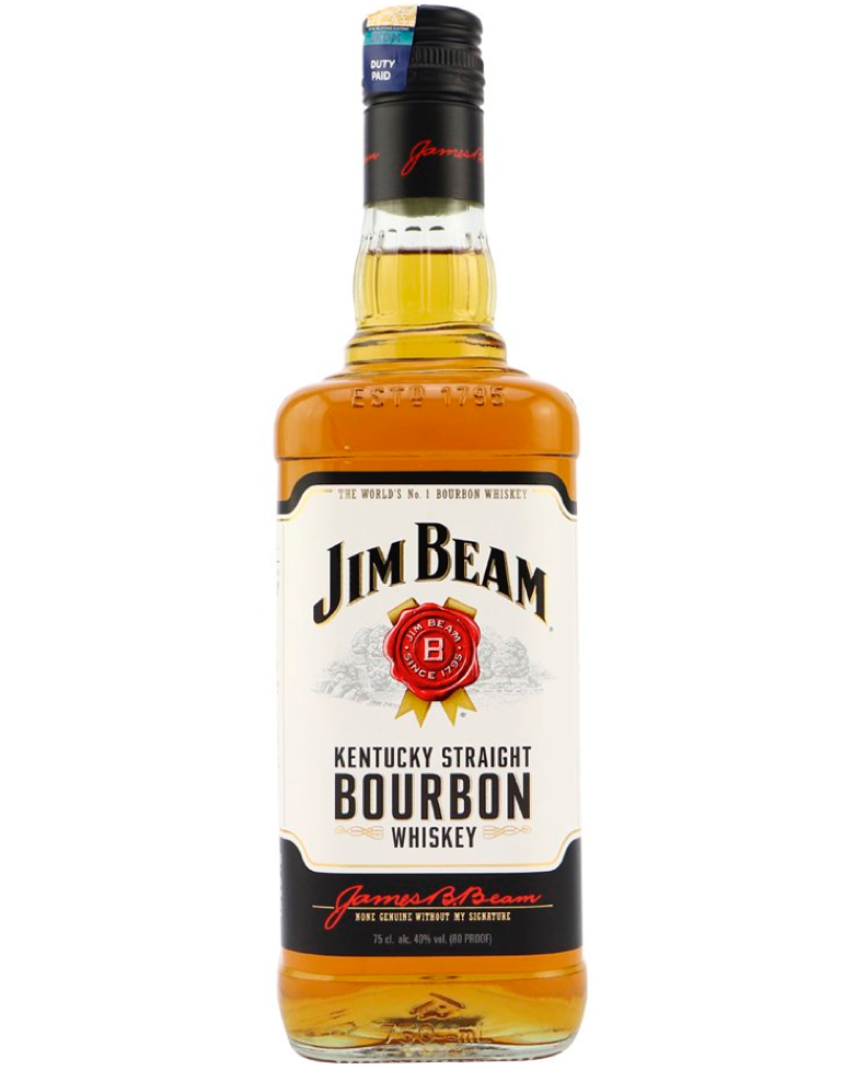 Jim Beam Kentucky Straight Bourbon Whiskey - Premium Bourbon from Jim Beam - Shop now at Whiskery