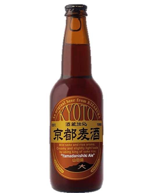 Kizakura Kyoto Yamadanishiki Ale Bottle 12x330ml - Premium Beer from Kizakura Kyoto Beer - Shop now at Whiskery