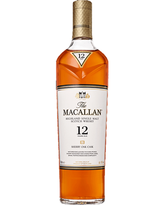Macallan 12 Year Old Sherry Oak - Premium Single Malt from Macallan - Shop now at Whiskery