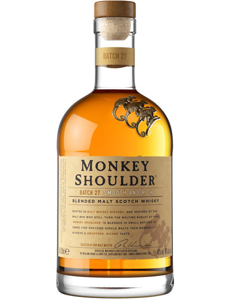 Monkey Shoulder - Premium Blended Malt from Monkey Shoulder - Shop now at Whiskery
