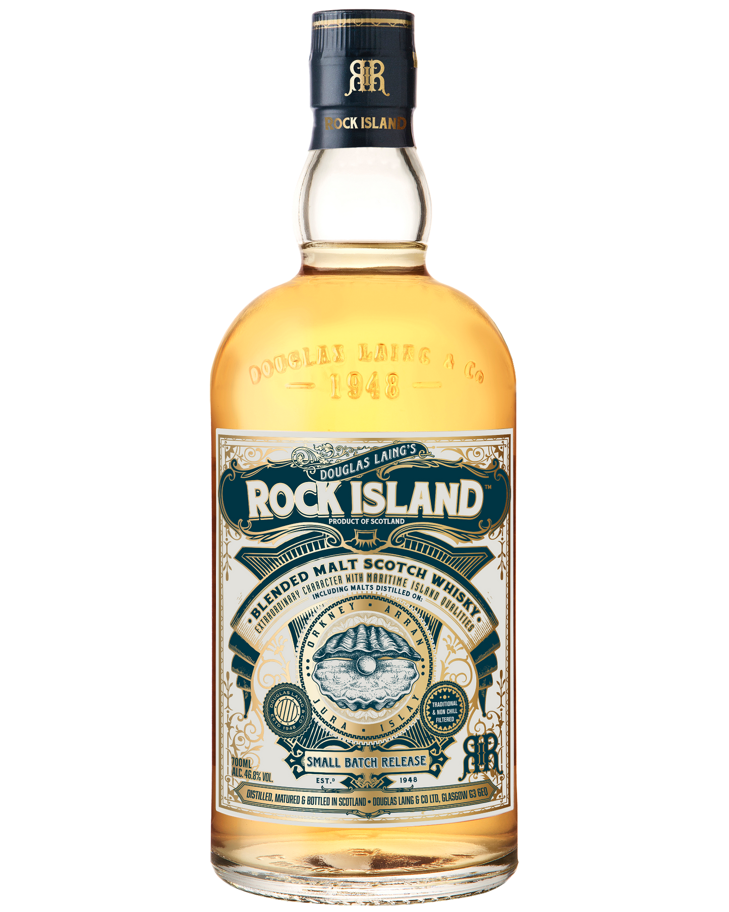 Douglas Laing Rock Island Blended Malt Scotch Whisky - Premium Whisky from Douglas Laing - Shop now at Whiskery