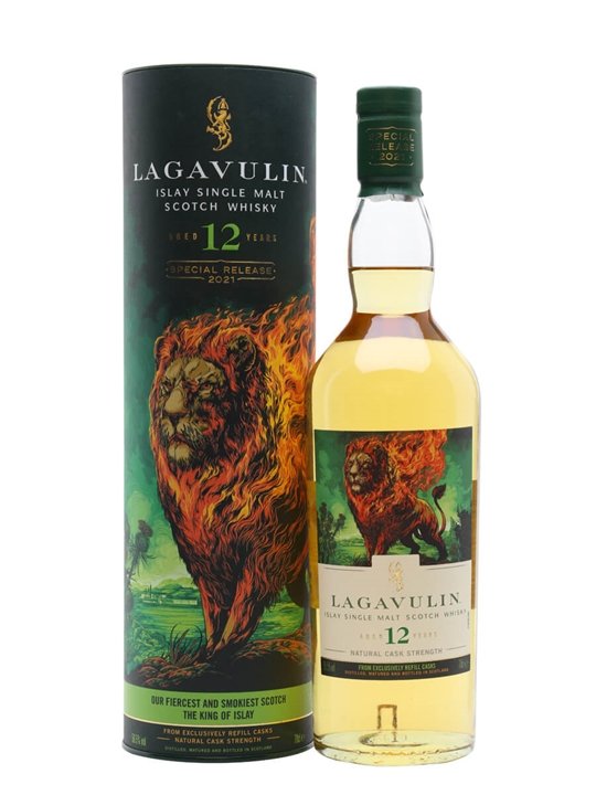 Lagavulin 12 Year Old Cask Strength Special Release 2021 - Premium Single Malt Whisky from Lagavulin - Shop now at Whiskery