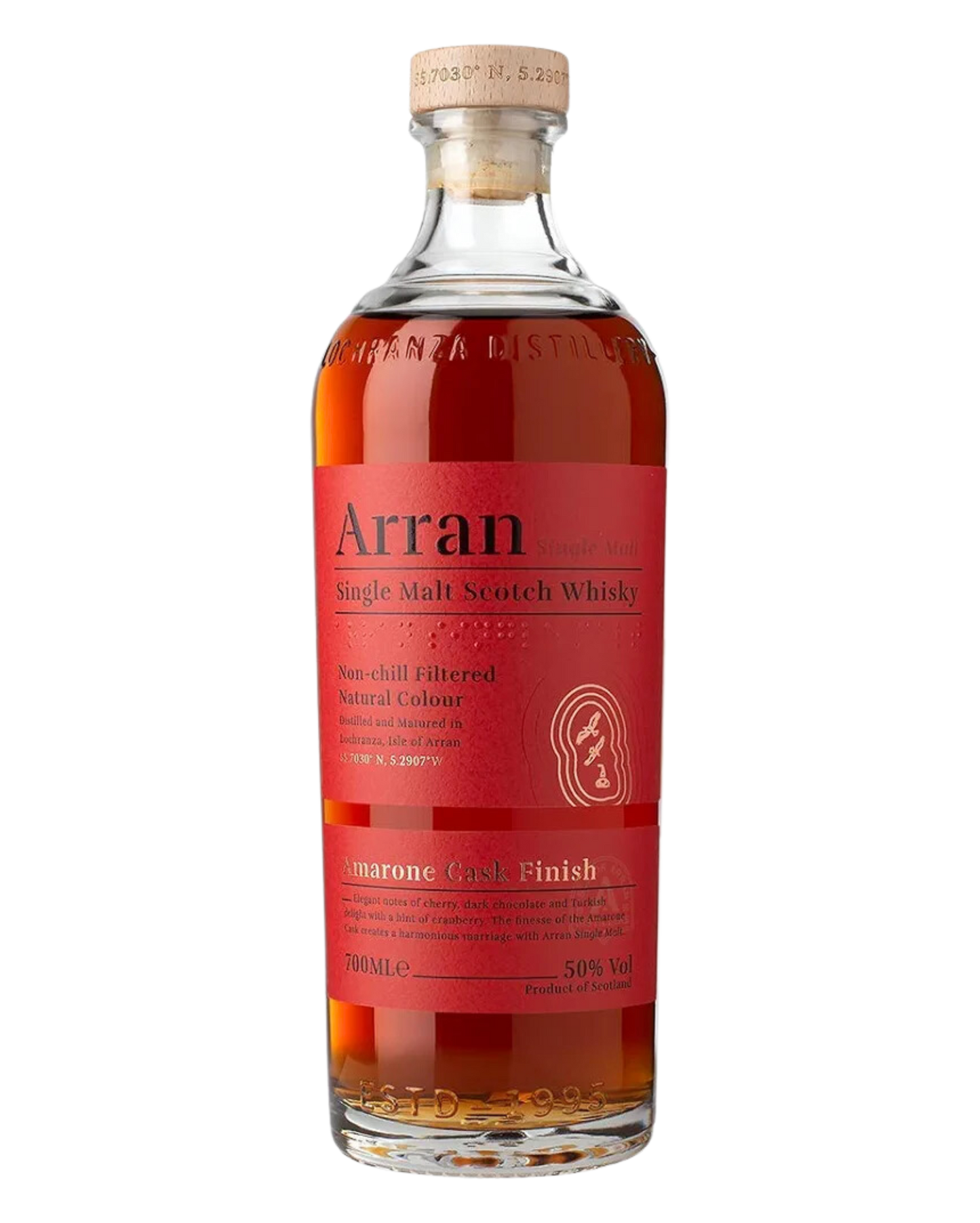 Arran Amarone Cask Finish - Premium Single Malt Whisky from Arran - Shop now at Whiskery
