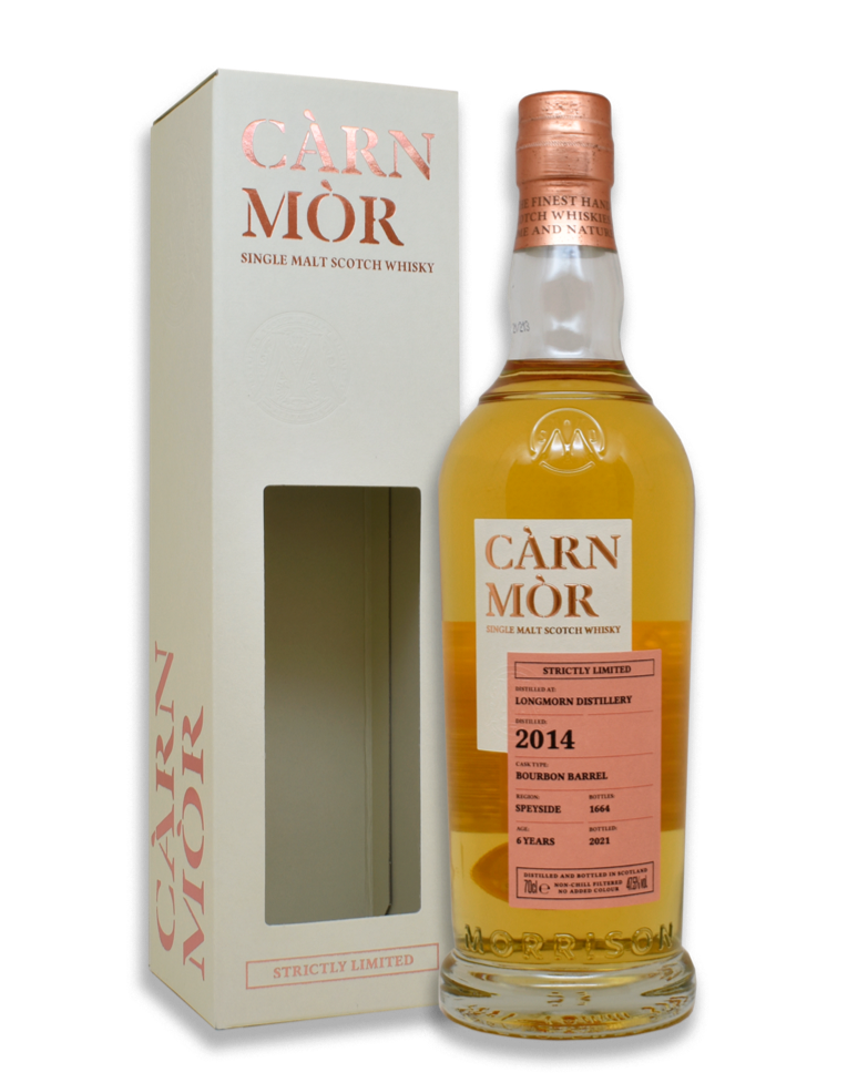Càrn Mòr Strictly Limited Longmorn 2014 6 Year Old First Fill Bourbon - Premium Single Malt from Carn Mor - Shop now at Whiskery