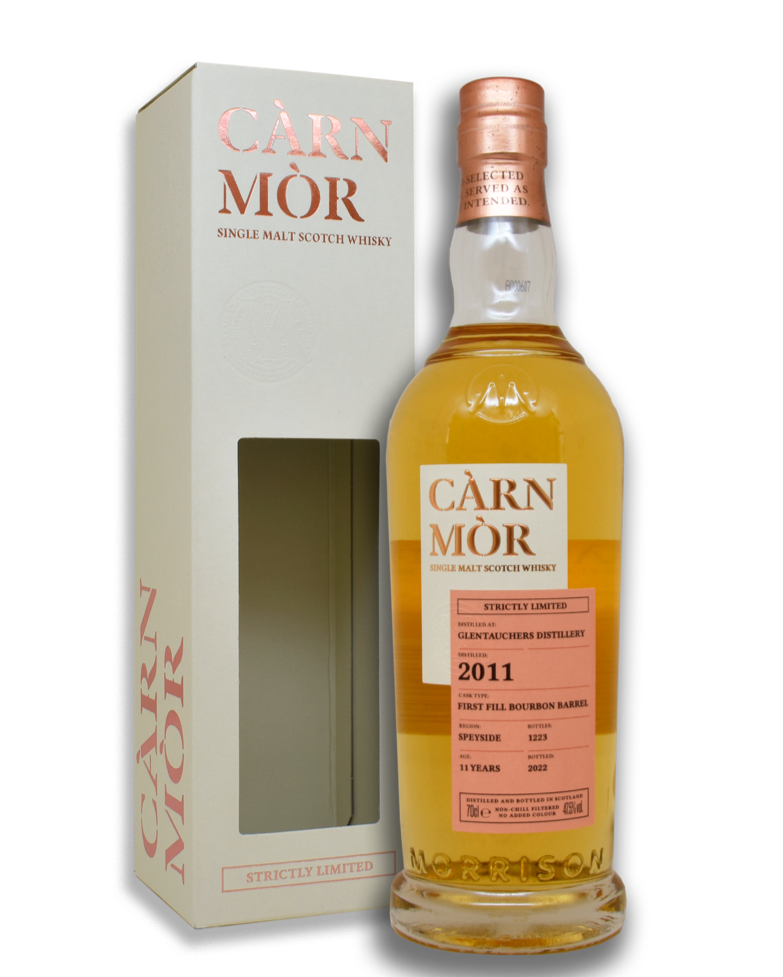 Càrn Mòr Strictly Limited Glentauchers 2011, 11 Year Old First Fill Bourbon - Premium Single Malt from Carn Mor - Shop now at Whiskery
