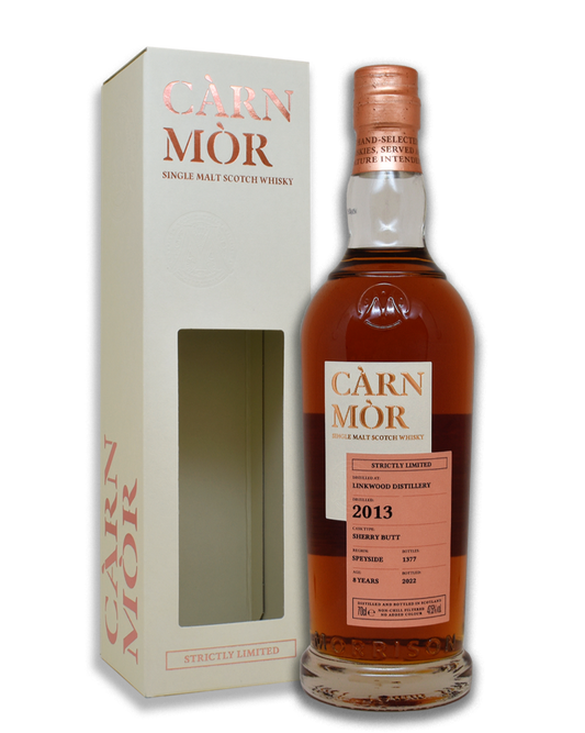 Càrn Mòr Strictly Limited Linkwood 2013 8 Year Old Sherry Butt - Premium Single Malt from Carn Mor - Shop now at Whiskery