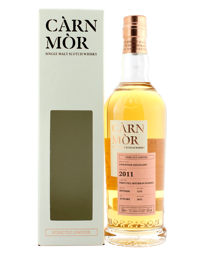 Càrn Mòr Strictly Limited Linkwood 2011, 10 Year Old, First Fill Bourbon - Premium Single Malt from Carn Mor - Shop now at Whiskery