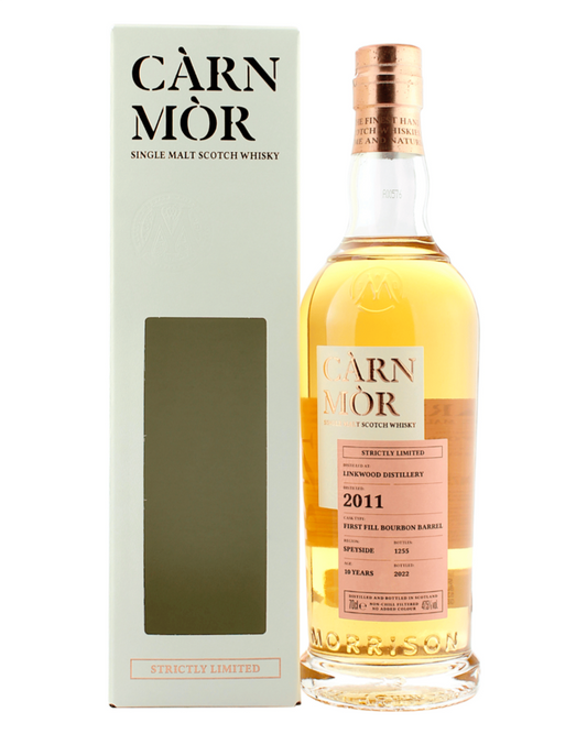 Càrn Mòr Strictly Limited Linkwood 2011, 10 Year Old, First Fill Bourbon - Premium Independent Bottle from Carn Mor - Shop now at Whiskery