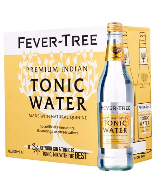 Fever Tree Indian Tonic 8x500ml - Premium Premium Mixer from Fever-Tree - Shop now at Whiskery