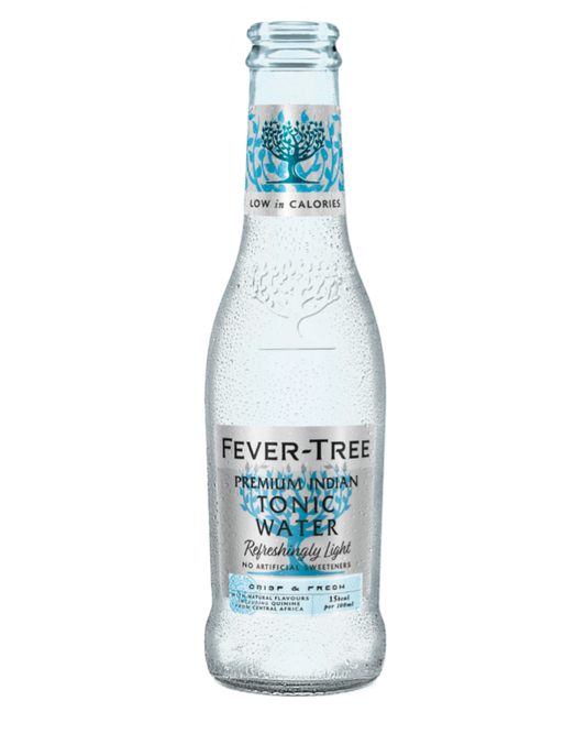 Fever Tree Refreshingly Light Indian Tonic 24x200ml - Premium Premium Mixer from Fever-Tree - Shop now at Whiskery