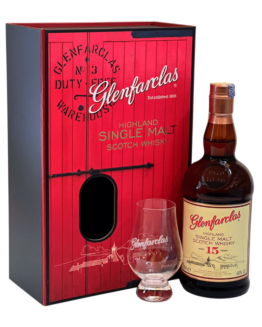 Glenfarclas 15 Year Old Giftpack - Premium Single Malt from Glenfarclas - Shop now at Whiskery