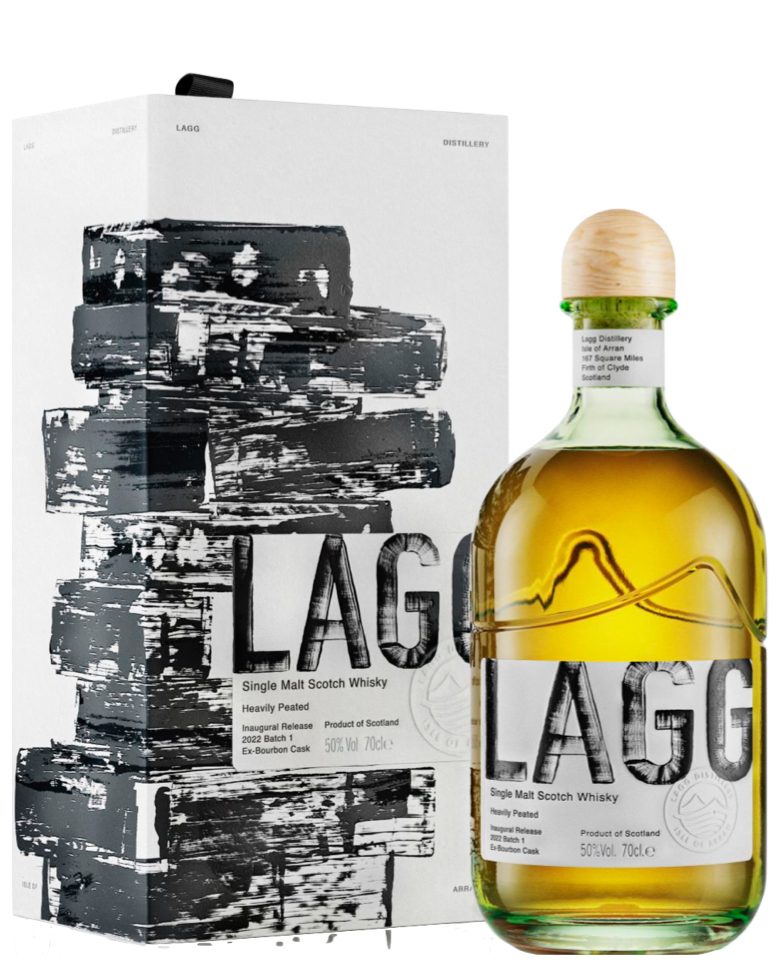 LAGG Distillery Inaugural RELEASE BATCH #1 - Premium Single Malt from Arran - Shop now at Whiskery