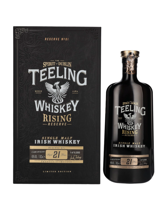 Teeling Rising Reserve No 1, 21 Year Old Carcavelos - Premium Whisky from Teeling - Shop now at Whiskery
