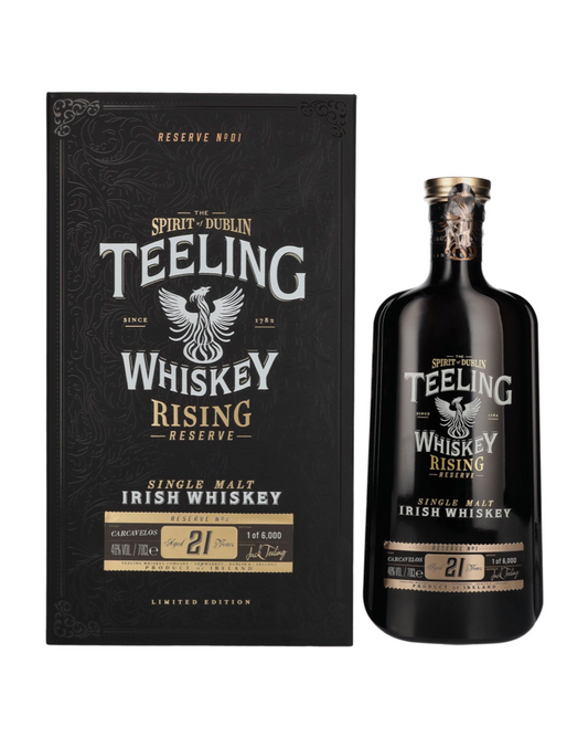 Teeling Rising Reserve No 1, 21 Year Old Carcavelos - Premium Irish Whiskey from Teeling - Shop now at Whiskery