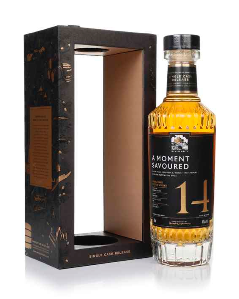 Wemyss Single Cask Release Glenallachie 2007, 14 Year Old, A Moment Savoured - Premium Whisky from Wemyss - Shop now at Whiskery
