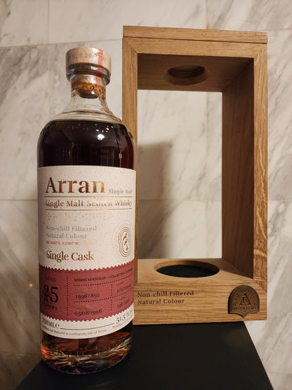 Arran Limited Edition Single Cask, 25 Years Old, 1996 Cask No. #892