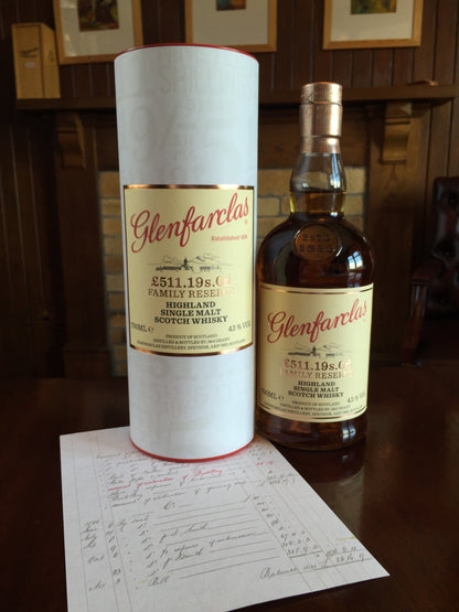 Glenfarclas £511.19s.0d Family Reserve