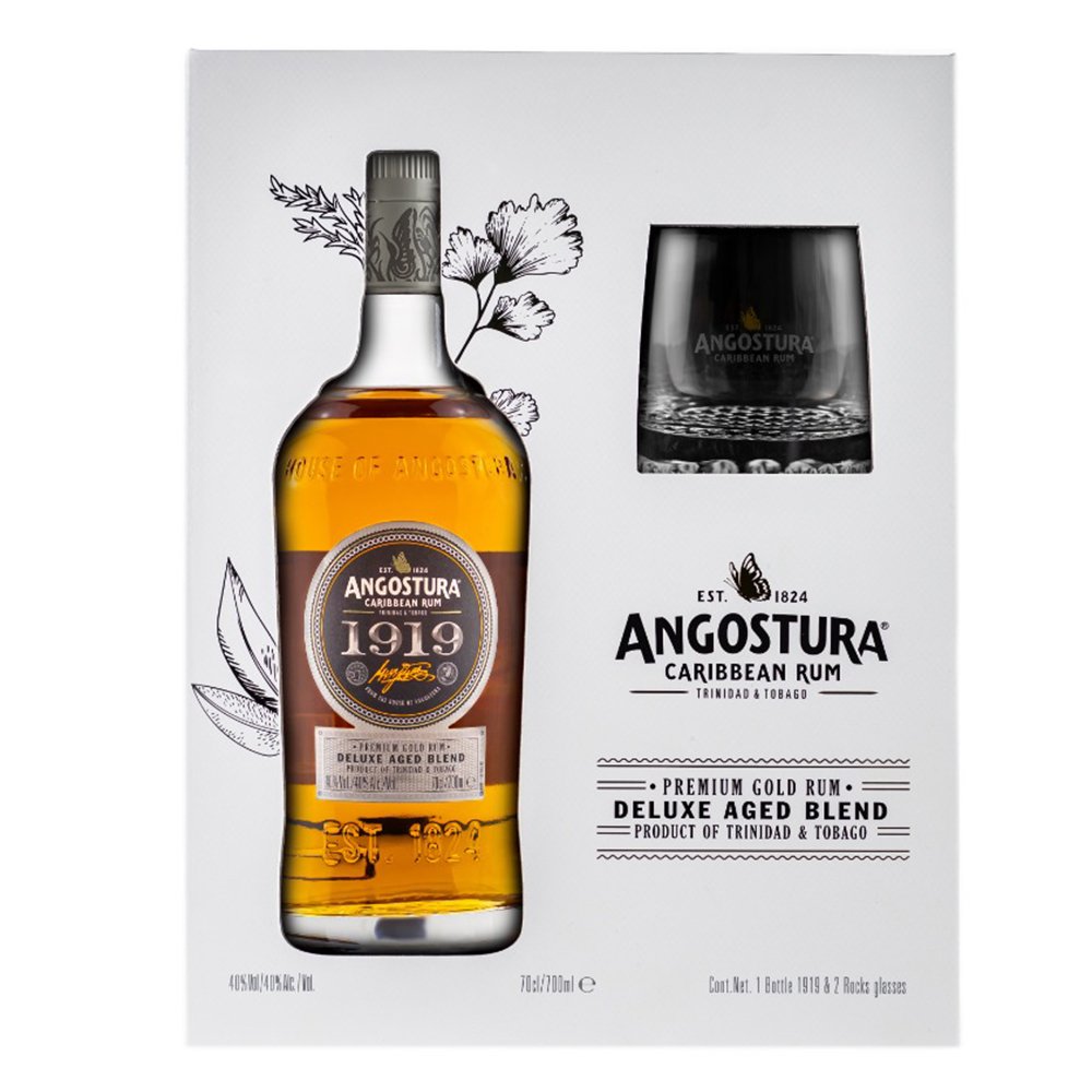 Angostura 1919, 8 Year Old Gift Set - Premium Giftpack from Angostura - Shop now at Whiskery