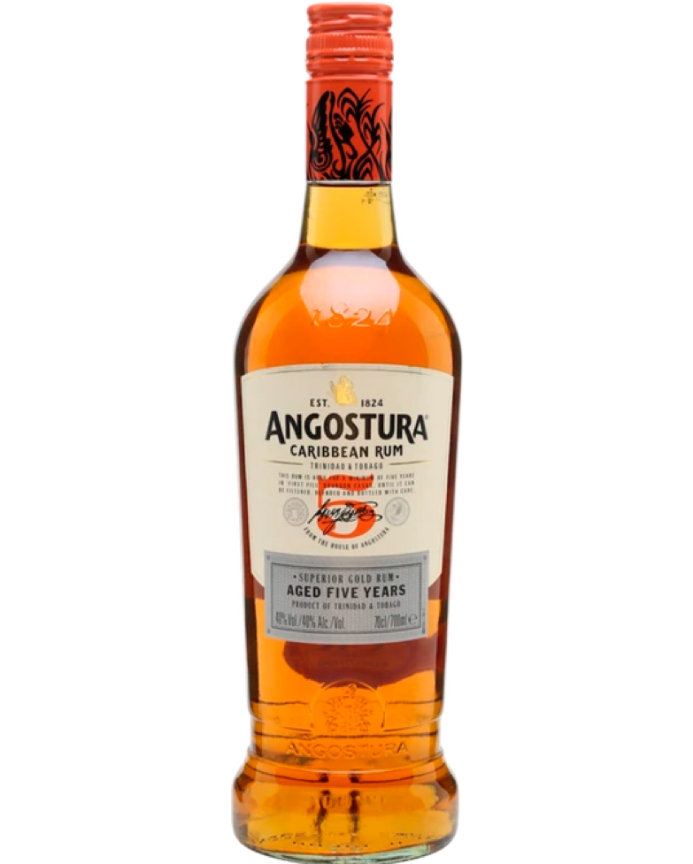 Angostura Rum 5 Year Old Gold - Premium Rum from Angostura - Shop now at Whiskery