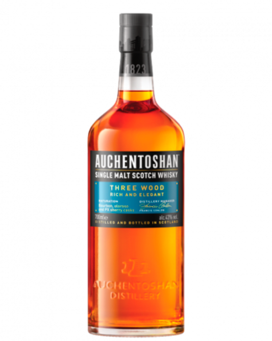 Auchentoshan Three Wood - Premium Single Malt from Auchentoshan - Shop now at Whiskery