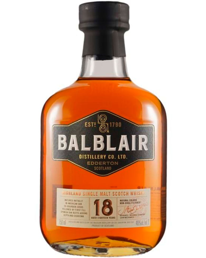 Balblair 18 Year Old - Premium Single Malt Whisky from Balblair - Shop now at Whiskery
