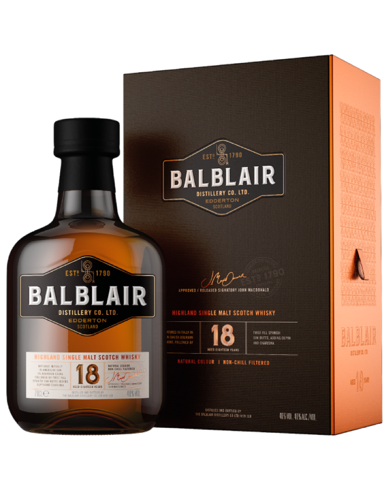 Balblair 18 Year Old - Premium Single Malt Whisky from Balblair - Shop now at Whiskery