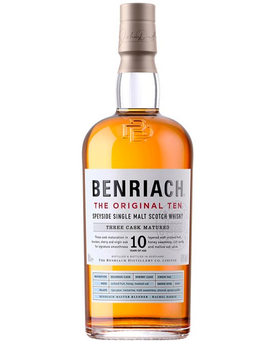 BenRiach The Original Ten Year Old - Premium Single Malt from Benriach - Shop now at Whiskery